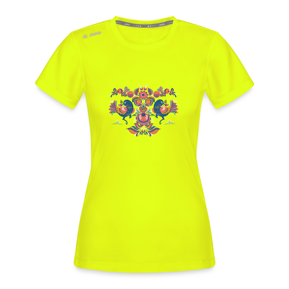 JAKO Vrouwen T-shirt Run 2.0 - neongeel