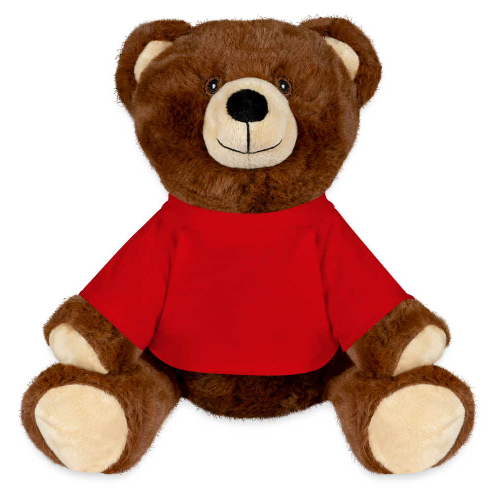 MiniFeet® RecycelBär® bruin - rood