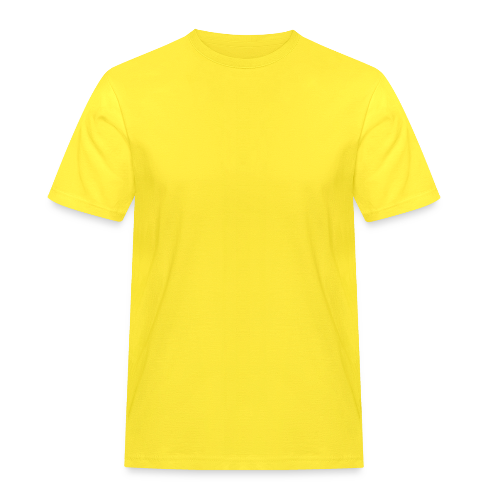 Mannen Workwear T-shirt - geel