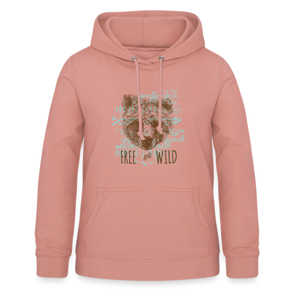 Vrouwen hoodie - altrosa