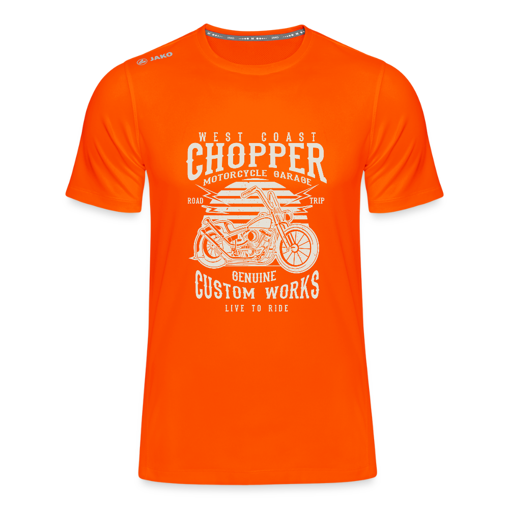 JAKO Mannen T-shirt Run 2.0 - neonoranje