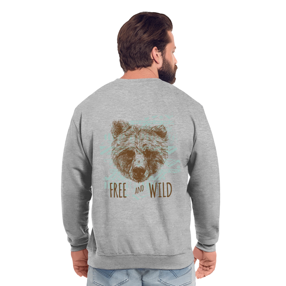Unisex sweater - witgrijs gemêleerd