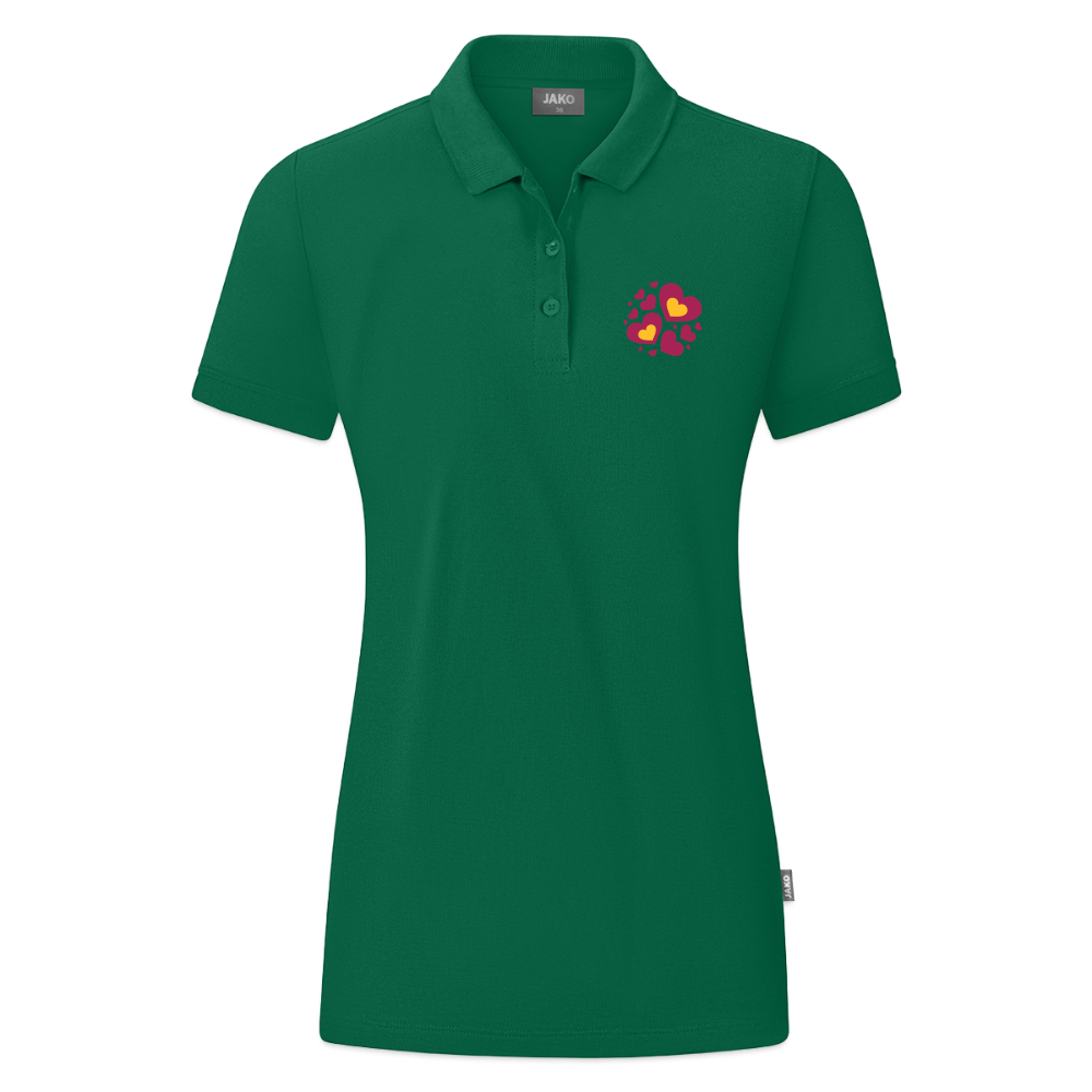 JAKO Vrouwen polo Organic - kelly groen