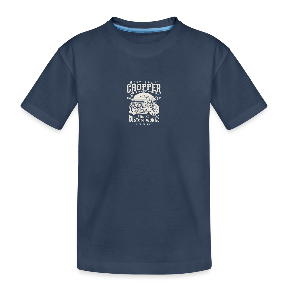Kinderen premium biologisch T-shirt - navy
