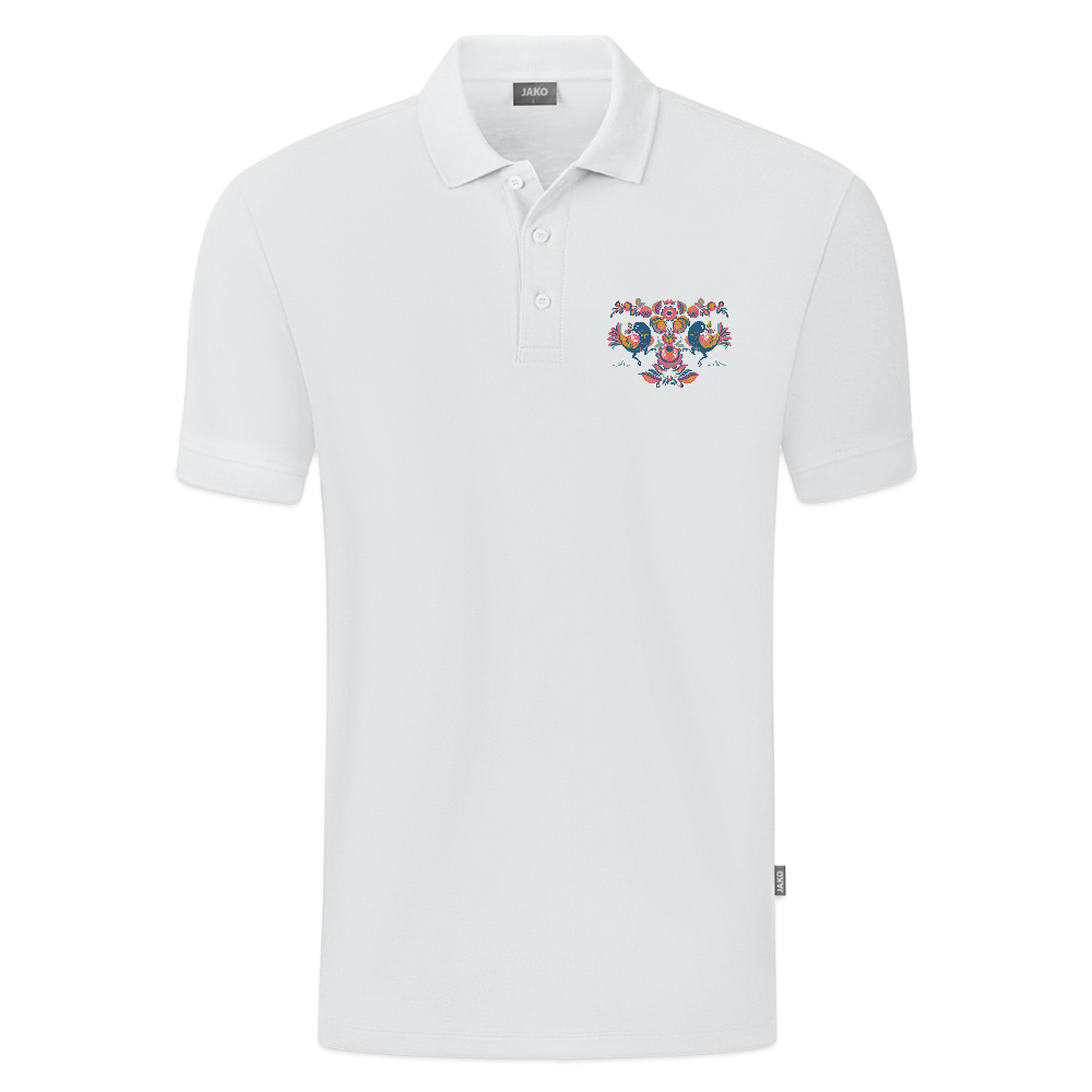 JAKO Mannen Polo Organic - wit