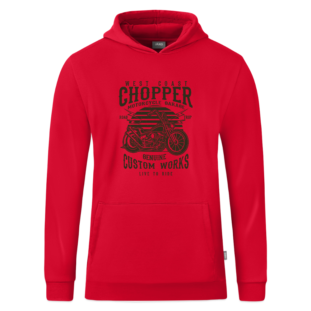 JAKO Kinderhoodie Organic - rood