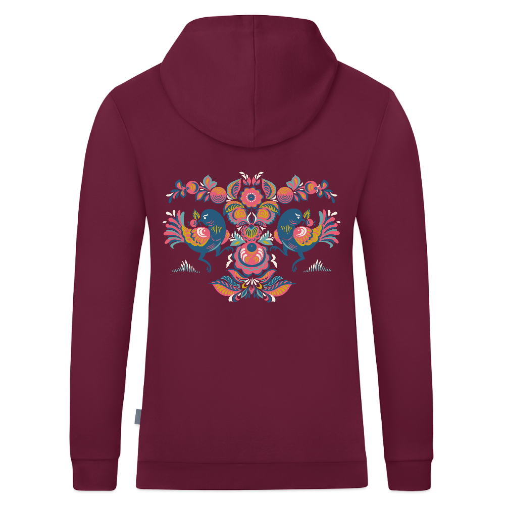 JAKO Kinderhoodie Organic - wijnrood