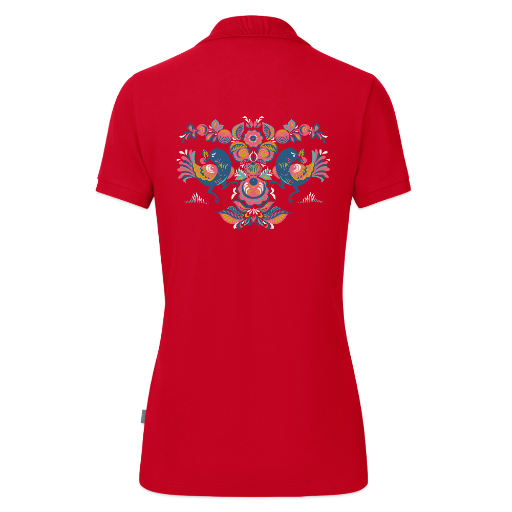 JAKO Vrouwen polo Organic - rood