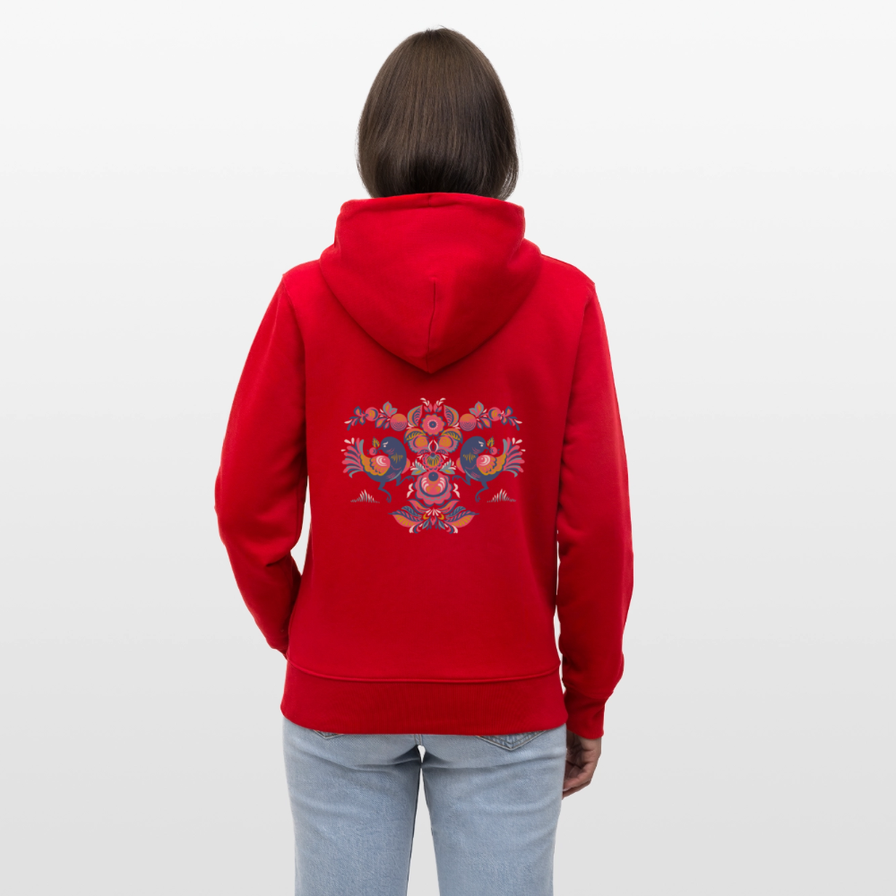 Stanley/Stella Uniseks bio-ziphoodie CULTIVATOR - rood