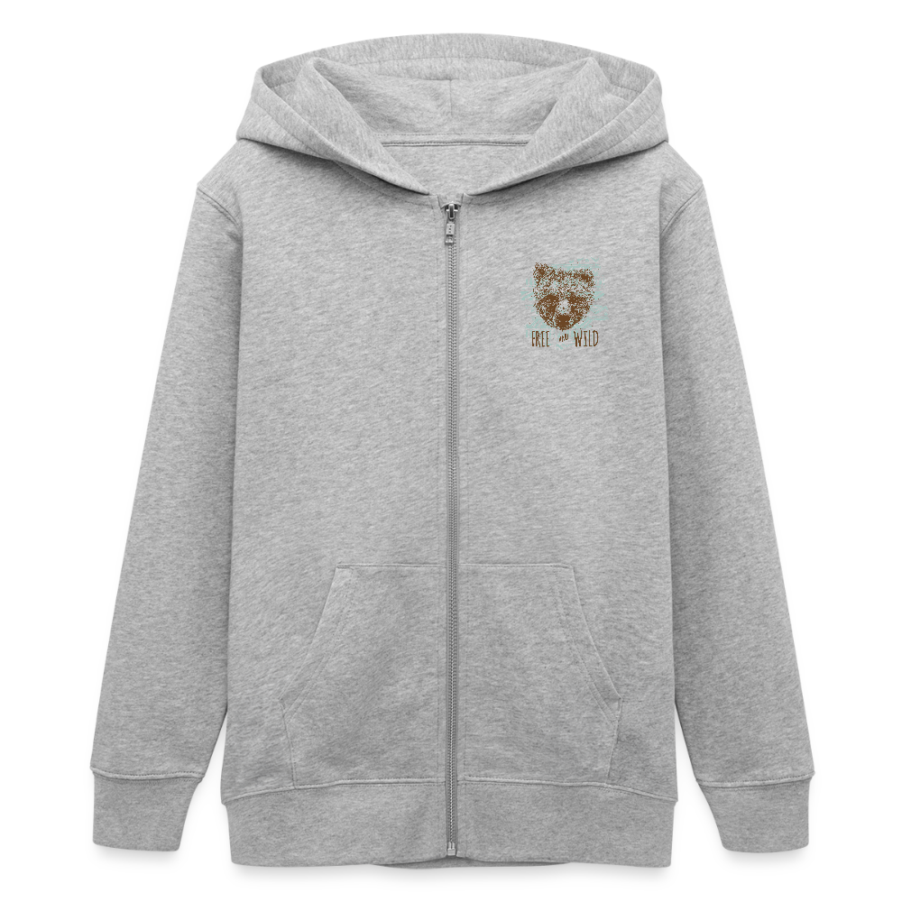 Stanley/Stella Mini Cultivator bio tiener ziphoodie - grijs gemêleerd
