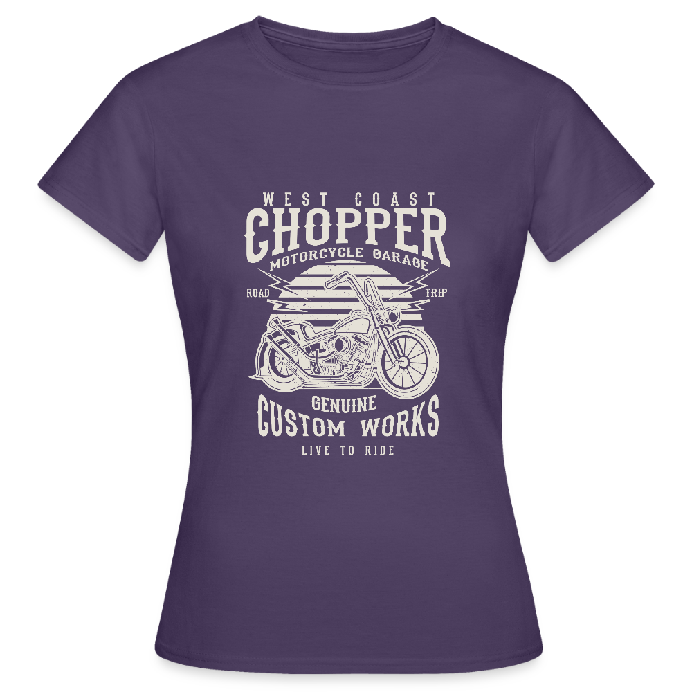 Vrouwen T-shirt - donker paars
