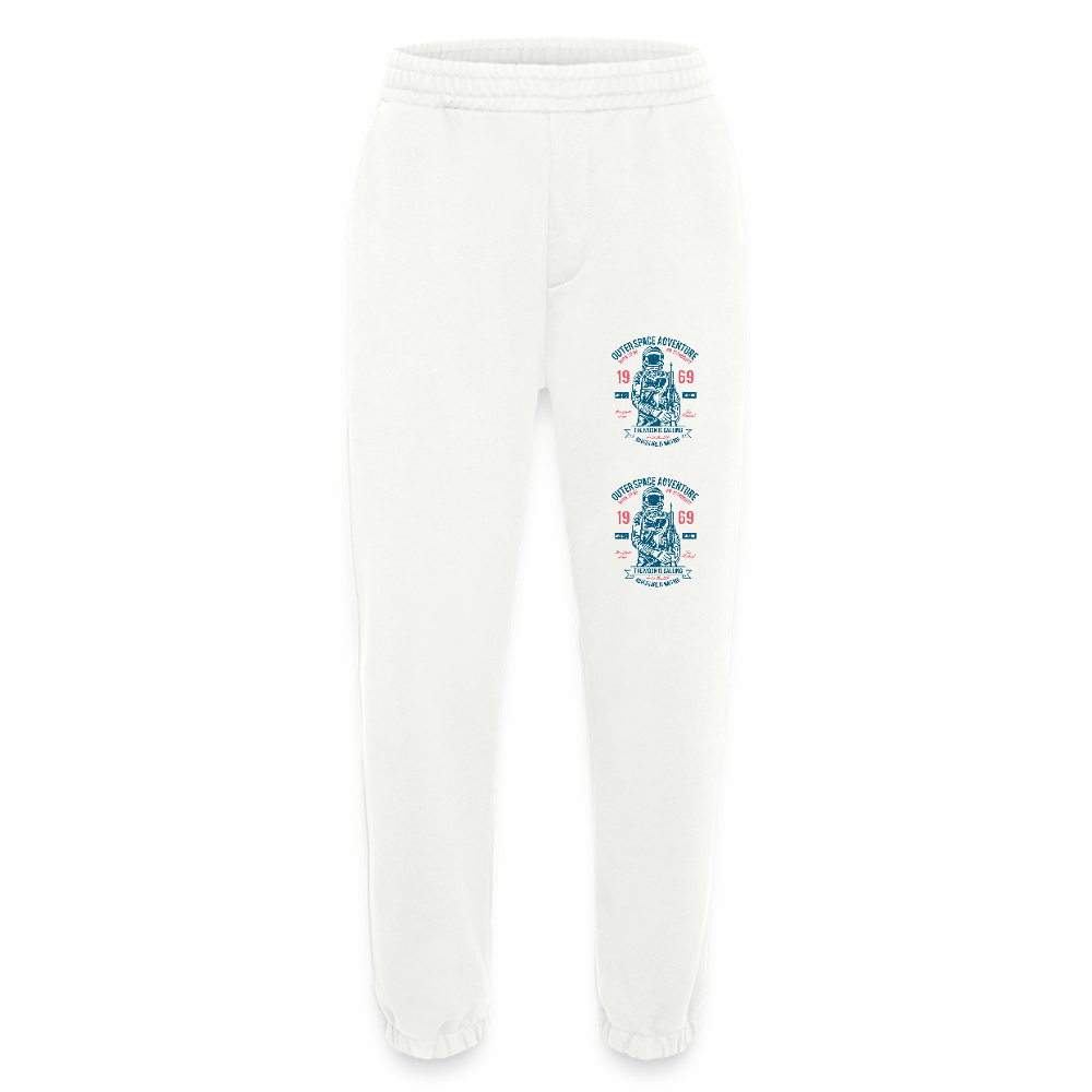 Heavyweight organic joggingbroek made in EU - OFF WHITE