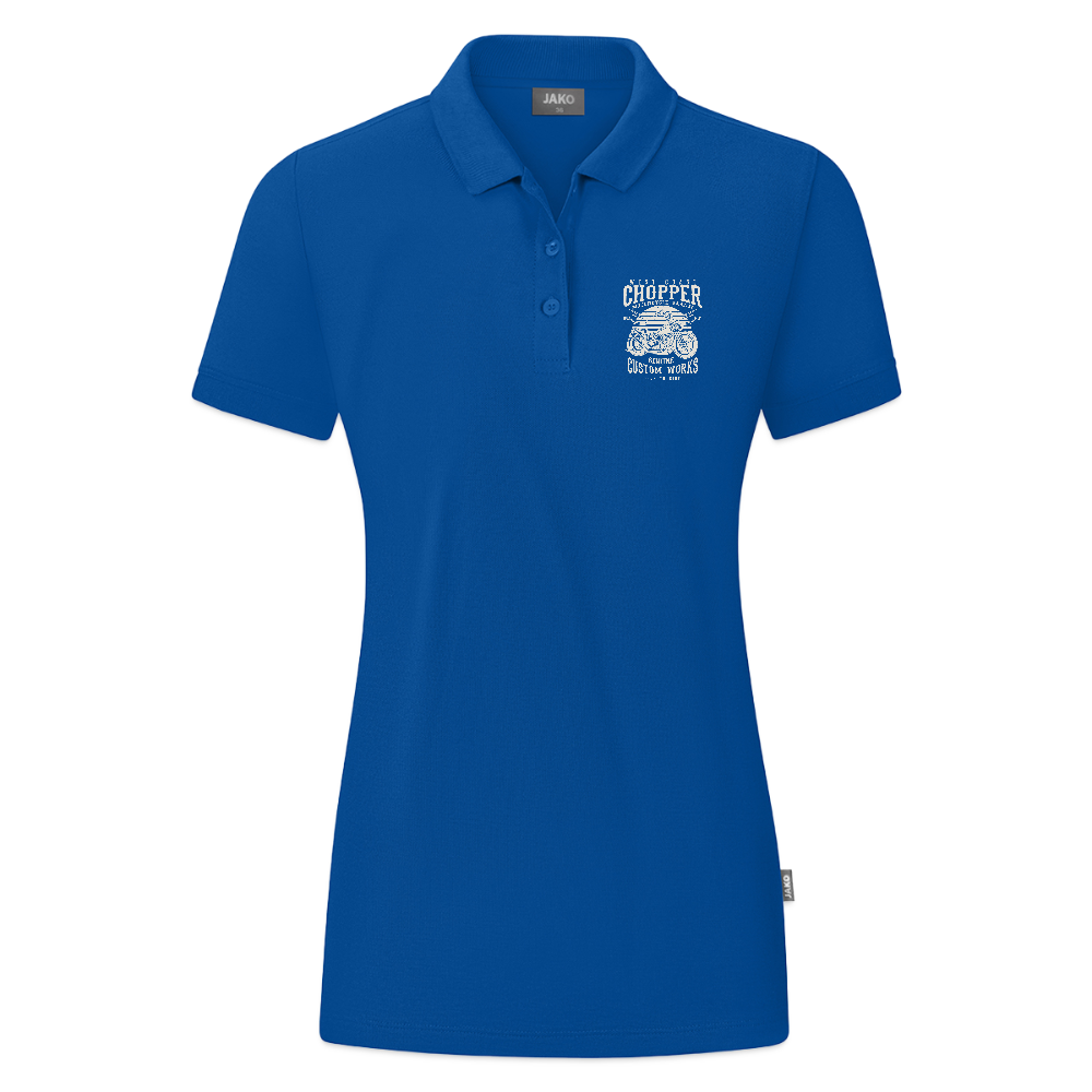 JAKO Vrouwen polo Organic - blauw