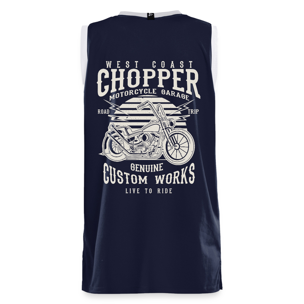 CRAFT Progress kinder-basketbalshirt - navy