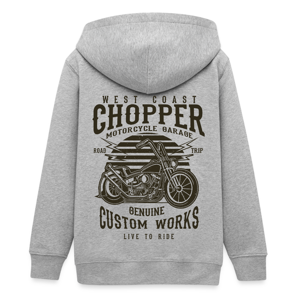 Stanley/Stella Mini Cultivator bio tiener ziphoodie - grijs gemêleerd