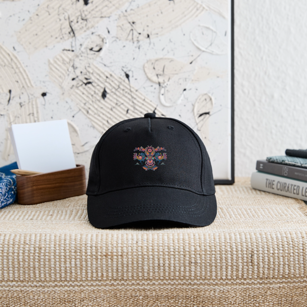 Bio kinder basecap - zwart