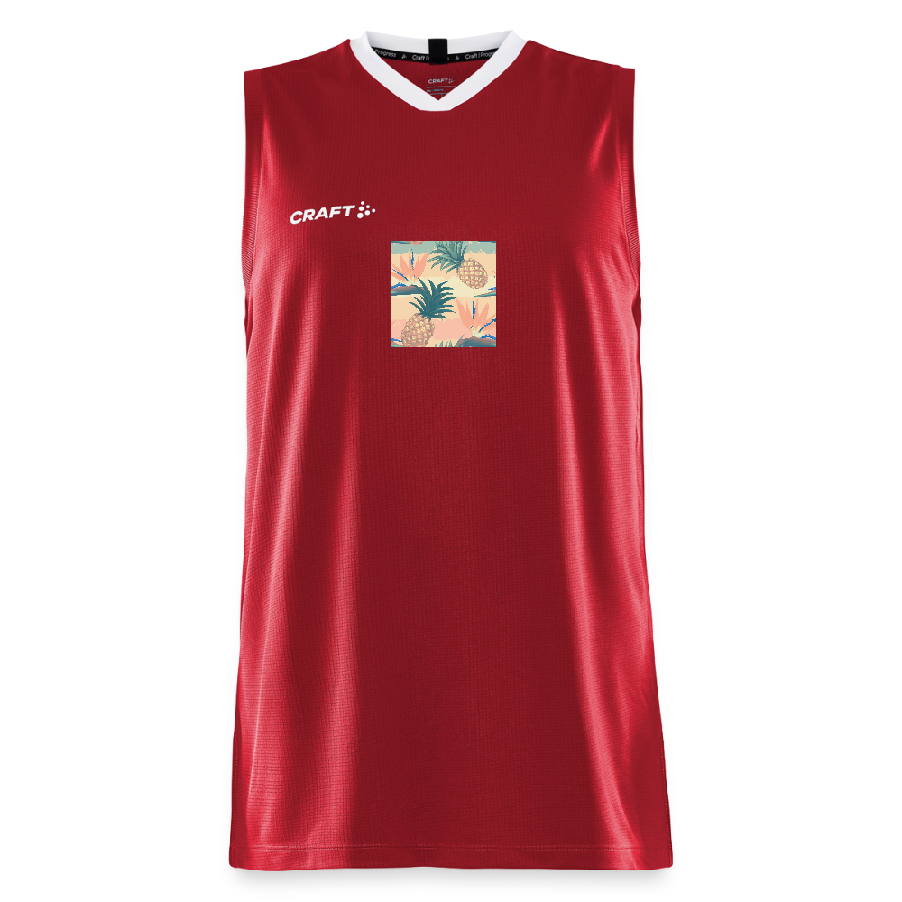 CRAFT Progress kinder-basketbalshirt - donkerrood