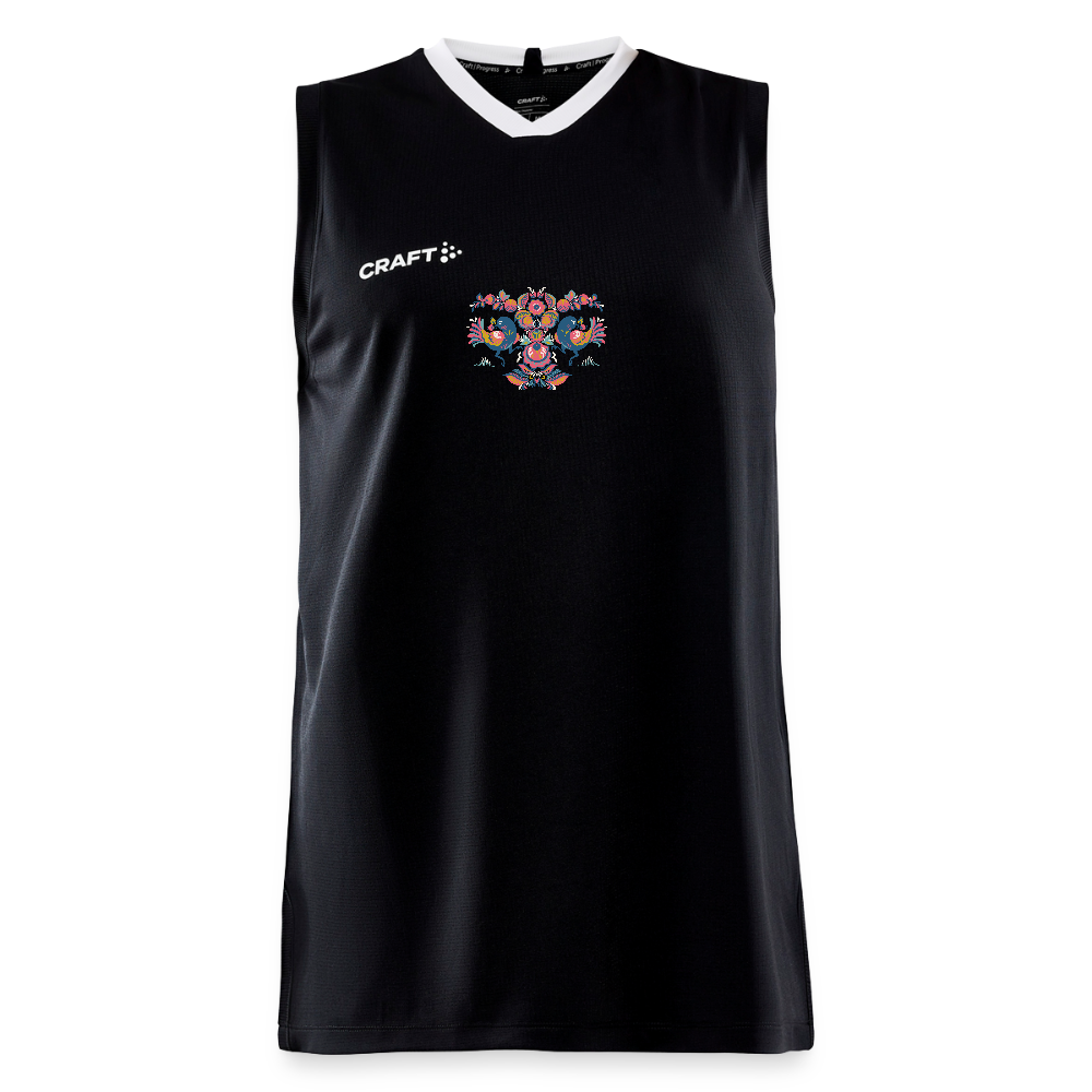 CRAFT Progress kinder-basketbalshirt - zwart