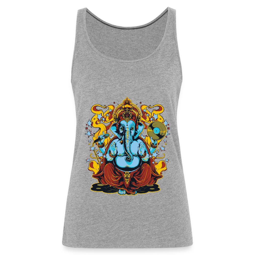 Vrouwen Premium tank top - grijs gemêleerd