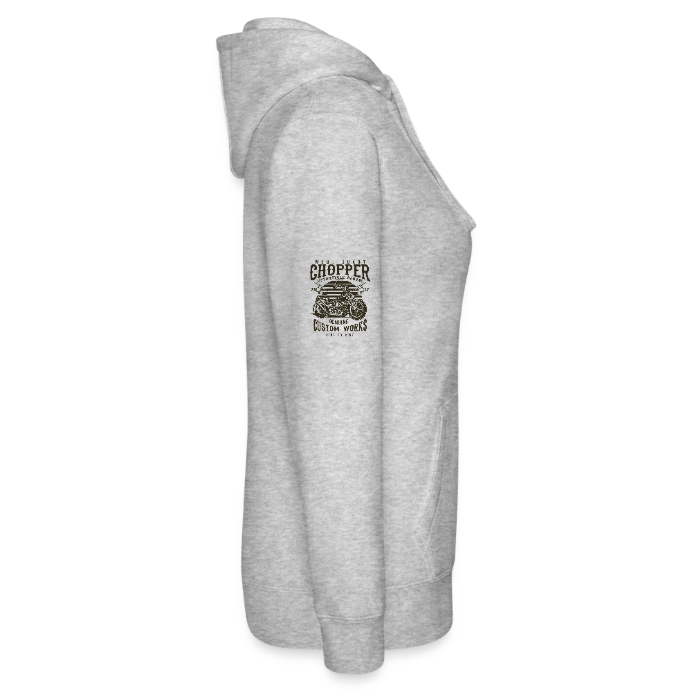 Vrouwenhoodie van Russell - grijs gemêleerd