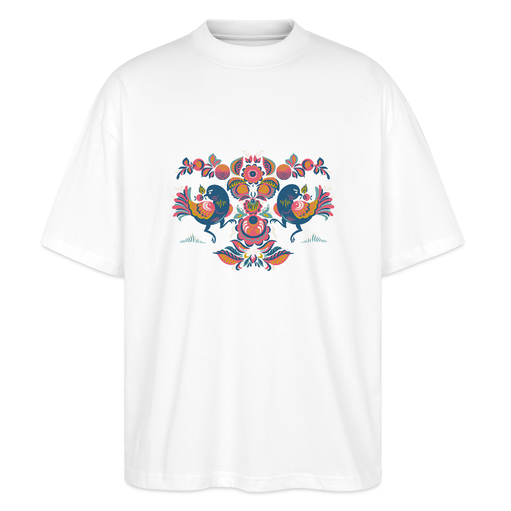 Stanley/Stella Uniseks oversized bio T-shirt Blaster - wit