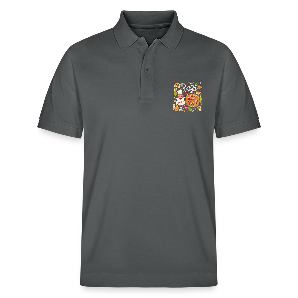 Stanley/Stella uniseks bio poloshirt PREPSTER - houtskool
