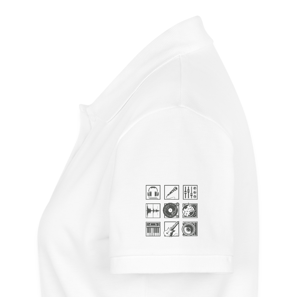 Vrouwen Premium Bio Poloshirt - wit