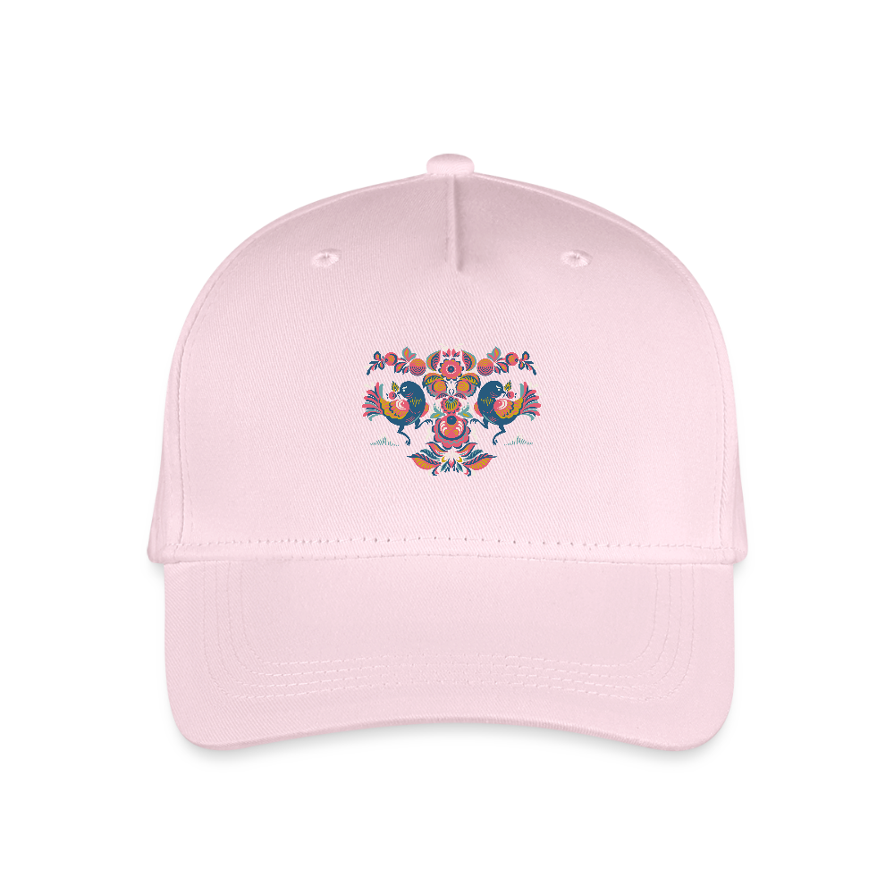 Bio kinder basecap - lichtroze