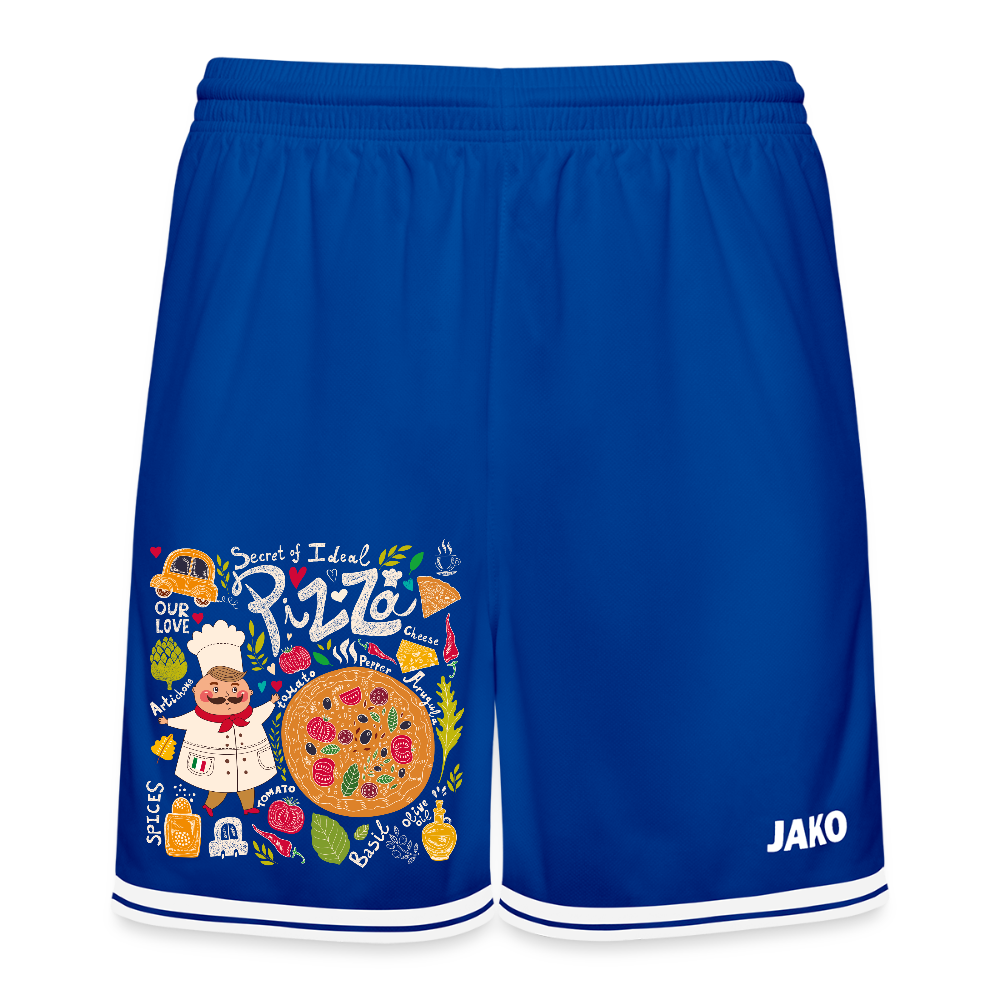 JAKO basketbalshort Center 2.0 - royal/wit