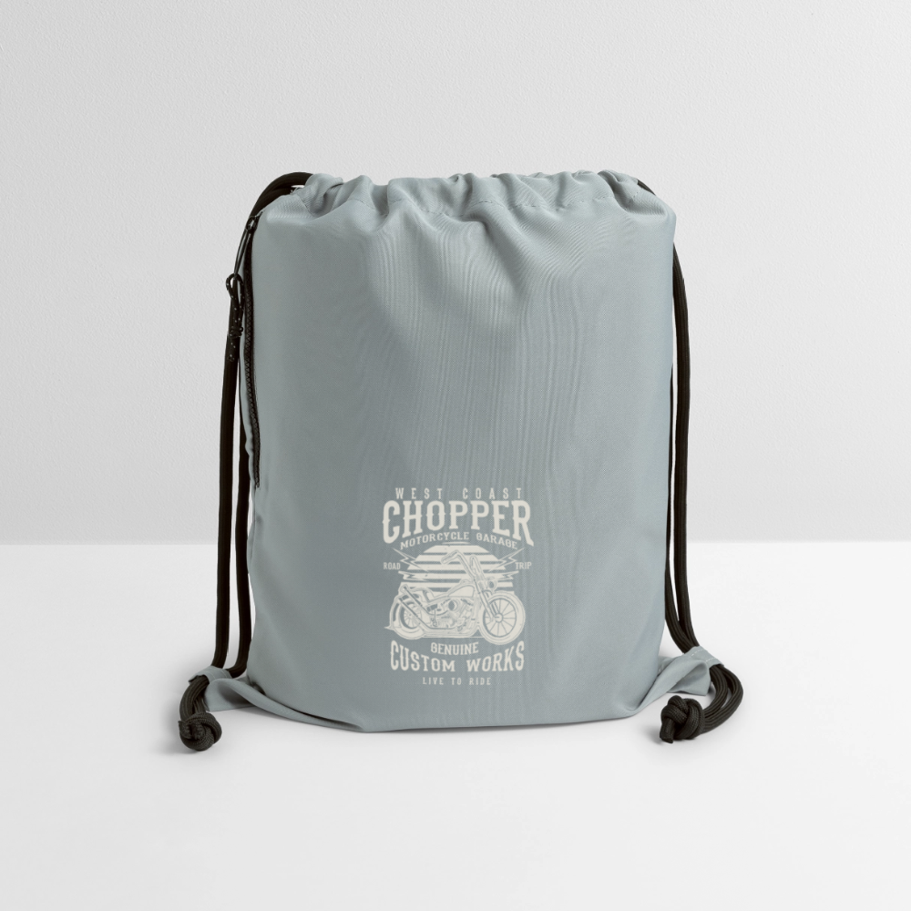 Gymtas van gerecycled materiaal - steengrijs mineral wash