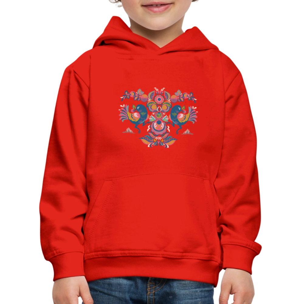 Kinderen trui Premium met capuchon - rood