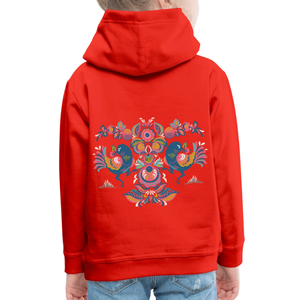Kinderen trui Premium met capuchon - rood
