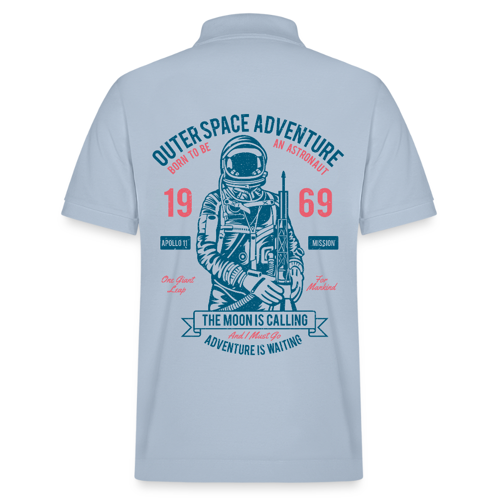 Stanley/Stella uniseks bio poloshirt PREPSTER - sky blue