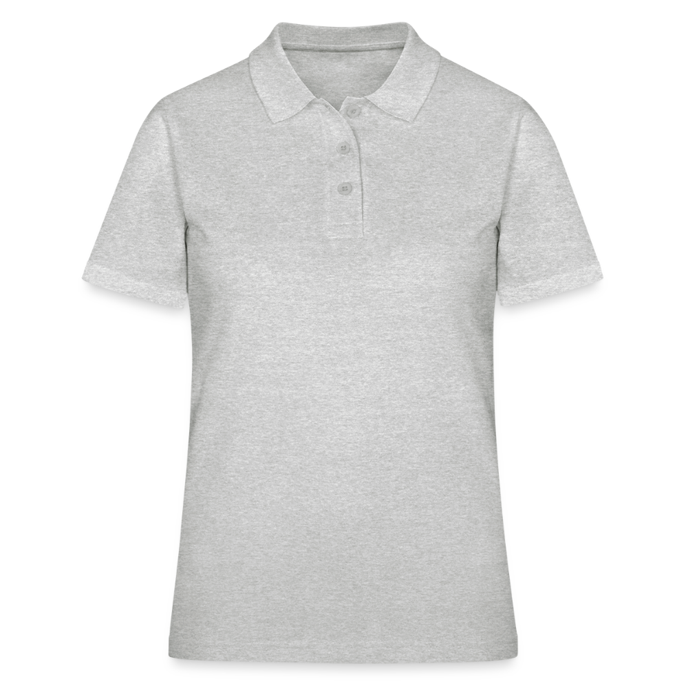 Women's Polo Shirt - grijs gemêleerd