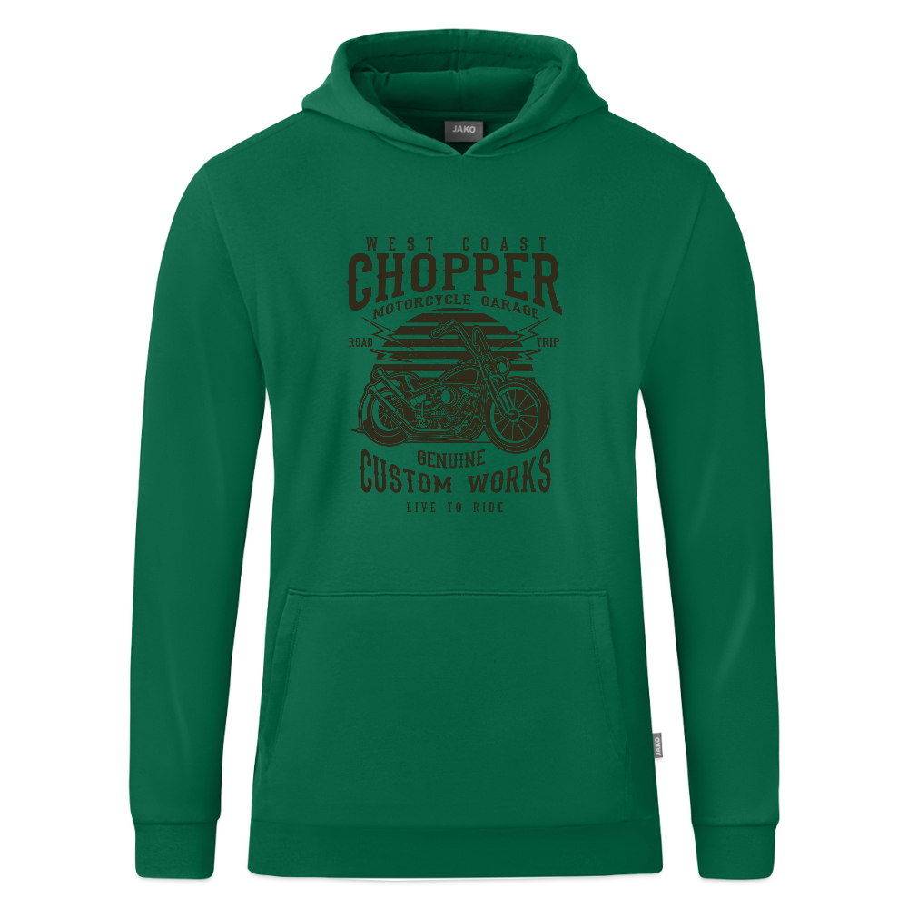 JAKO Kinderhoodie Organic - kelly groen