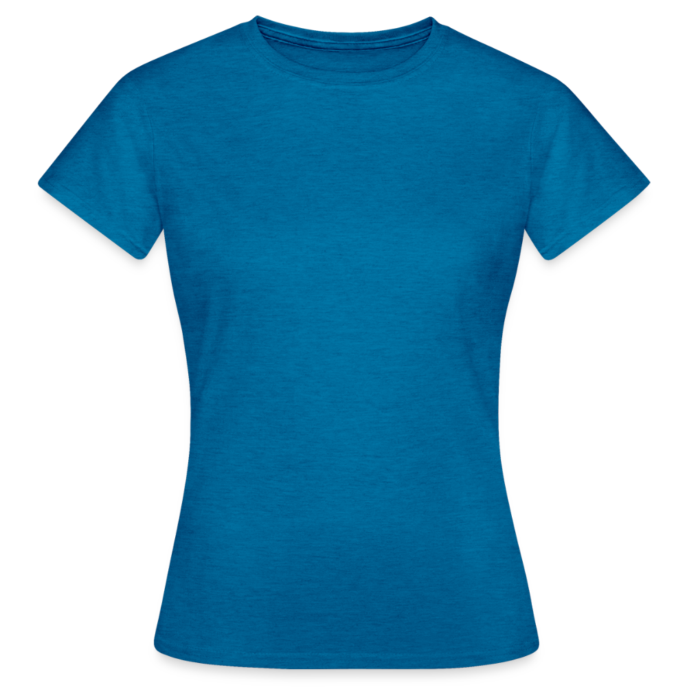 Vrouwen T-shirt - antieke blauwe saffier gemêleerd