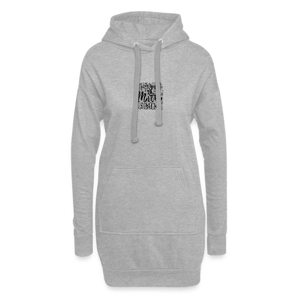 Hoodiejurk - grijs gemêleerd