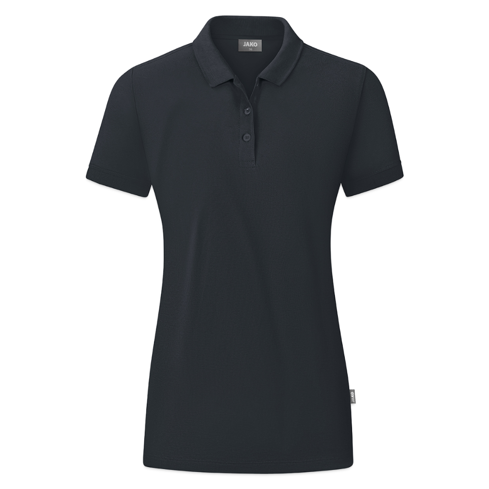JAKO Vrouwen polo Organic - houtskool