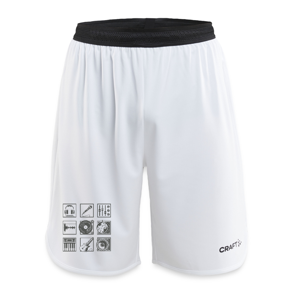 CRAFT Progress mannen basketbalshorts - wit