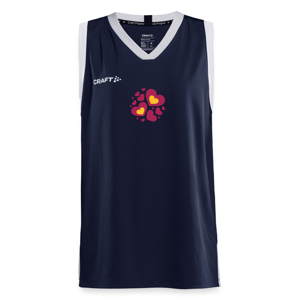CRAFT Progress kinder-basketbalshirt - navy