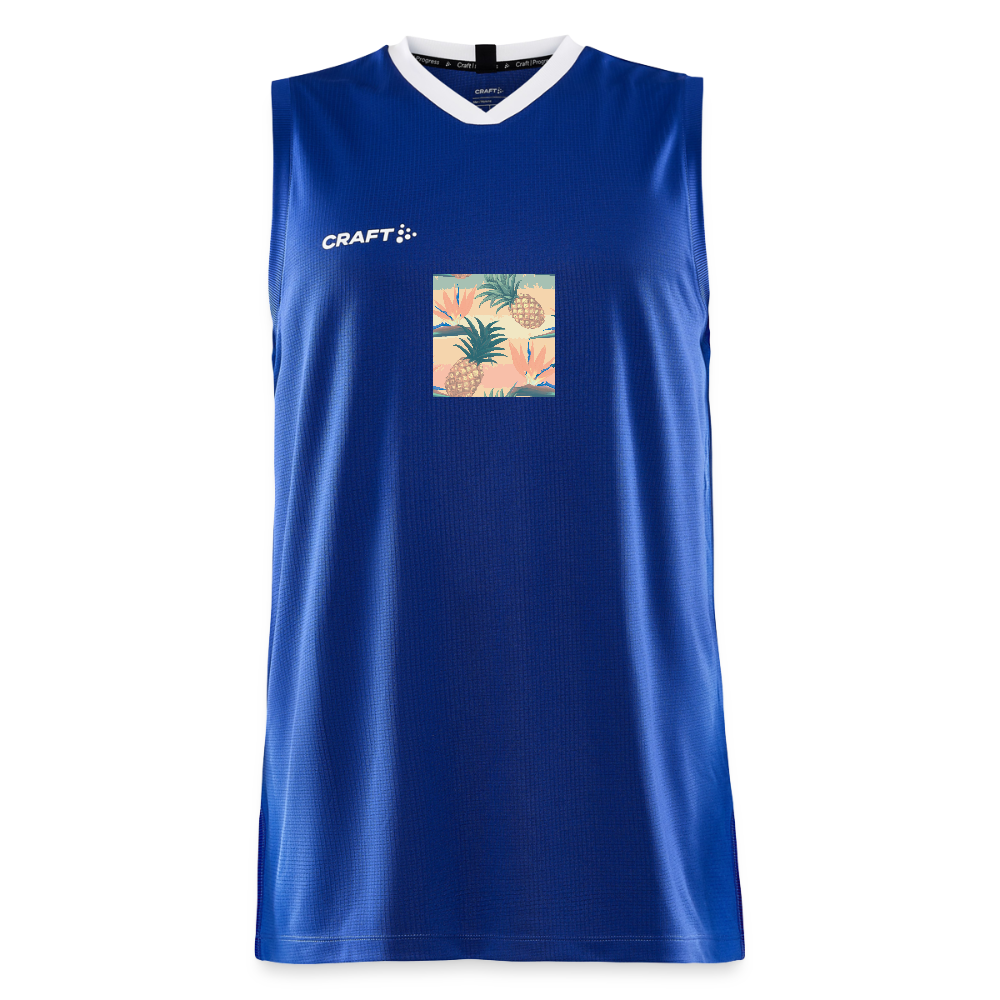 CRAFT Progress mannen basketbalshirt - koningsblauw