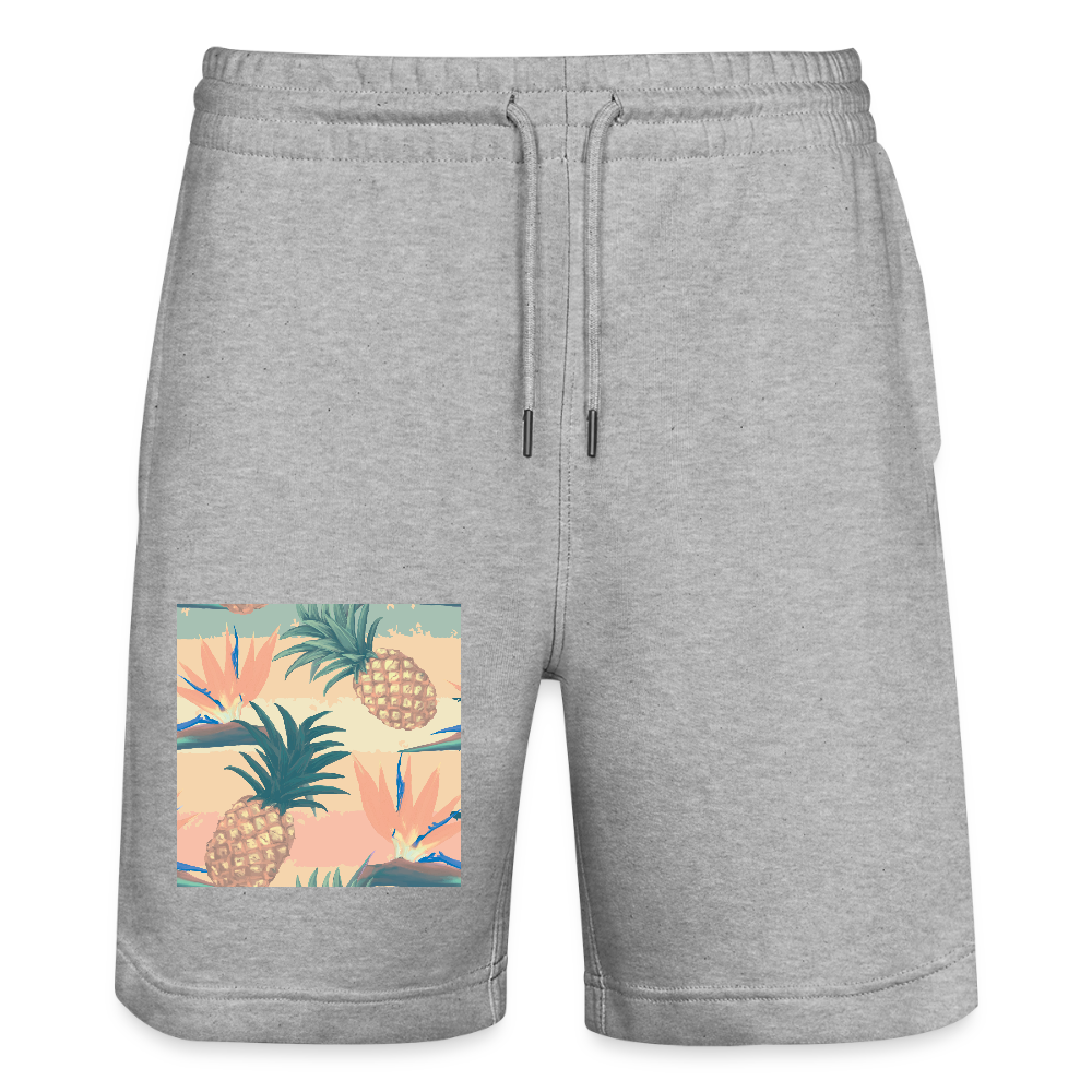 Stanley/Stella uniseks bio-joggingshorts Mover - grijs gemêleerd