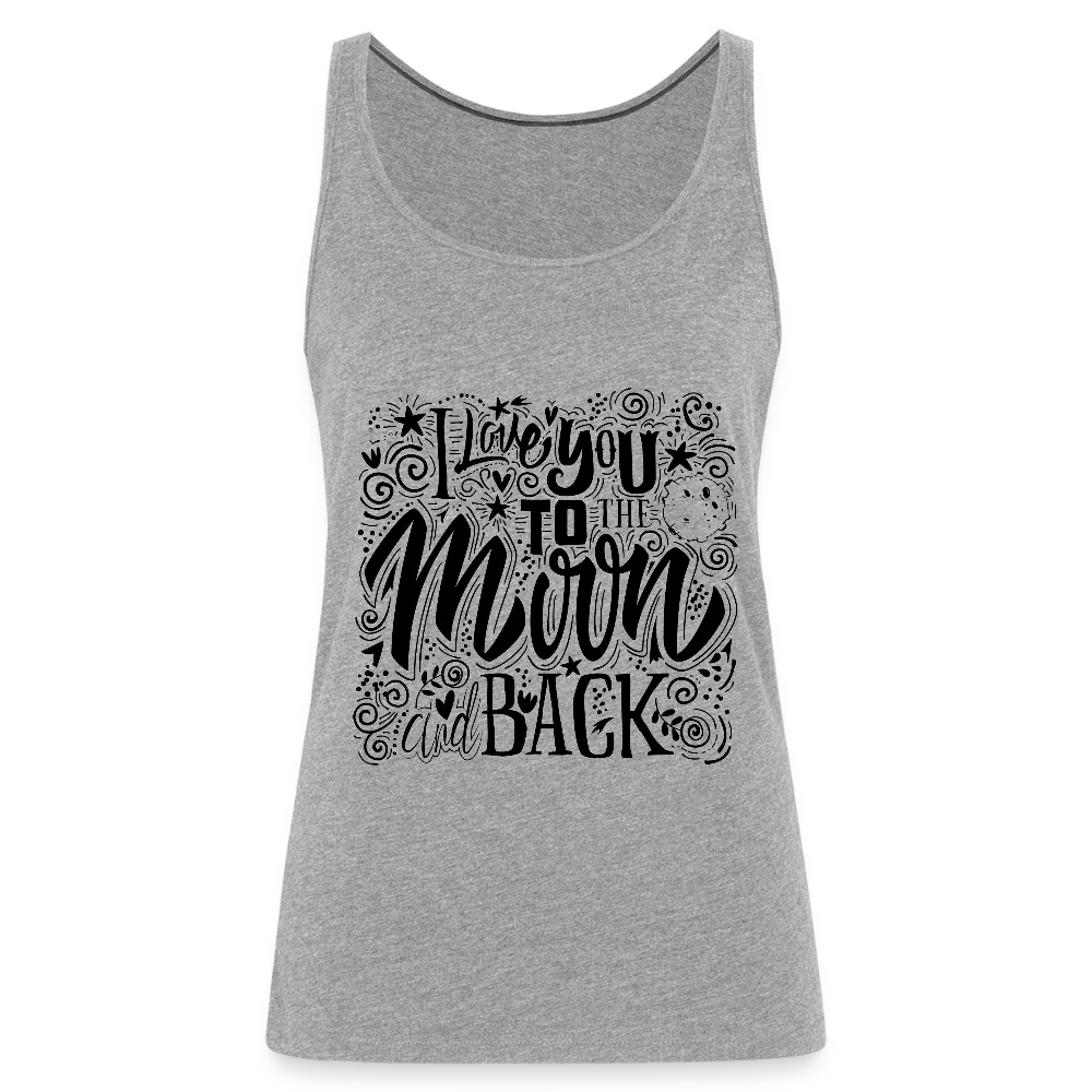 Vrouwen Premium tank top - grijs gemêleerd