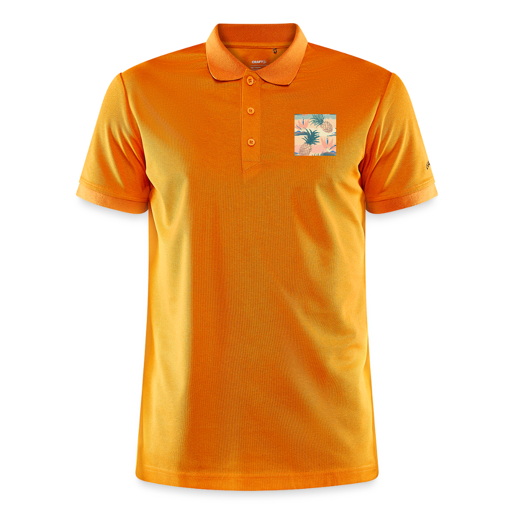 CRAFT Core Unify polo - lichtoranje gemêleerd