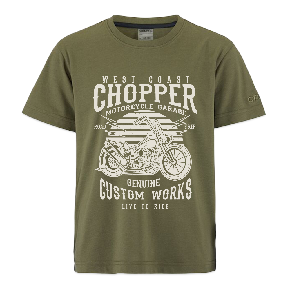 CRAFT Community 2.0 kinder-T-shirt - mosgroen