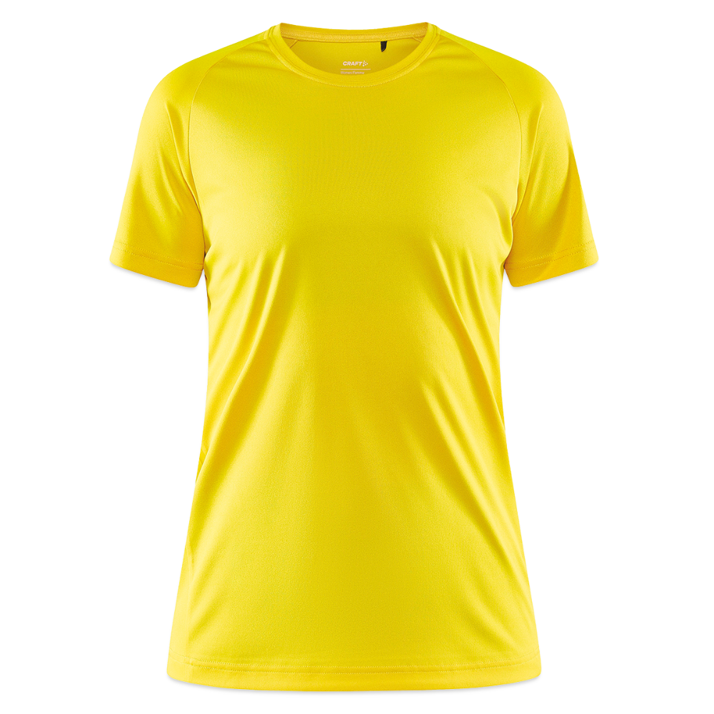 CRAFT Core Unify vrouwen training-T-shirt - geel