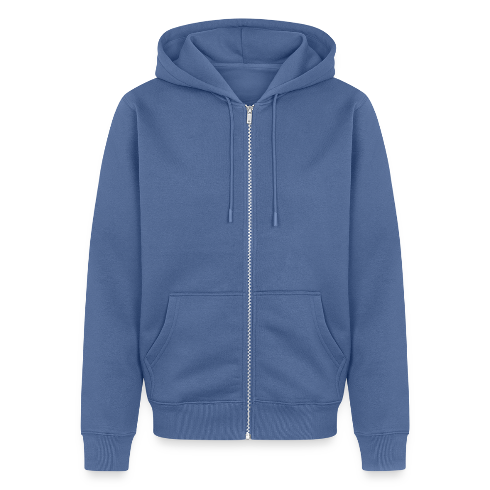 Mannenjack Premium met capuchon - duifblauw