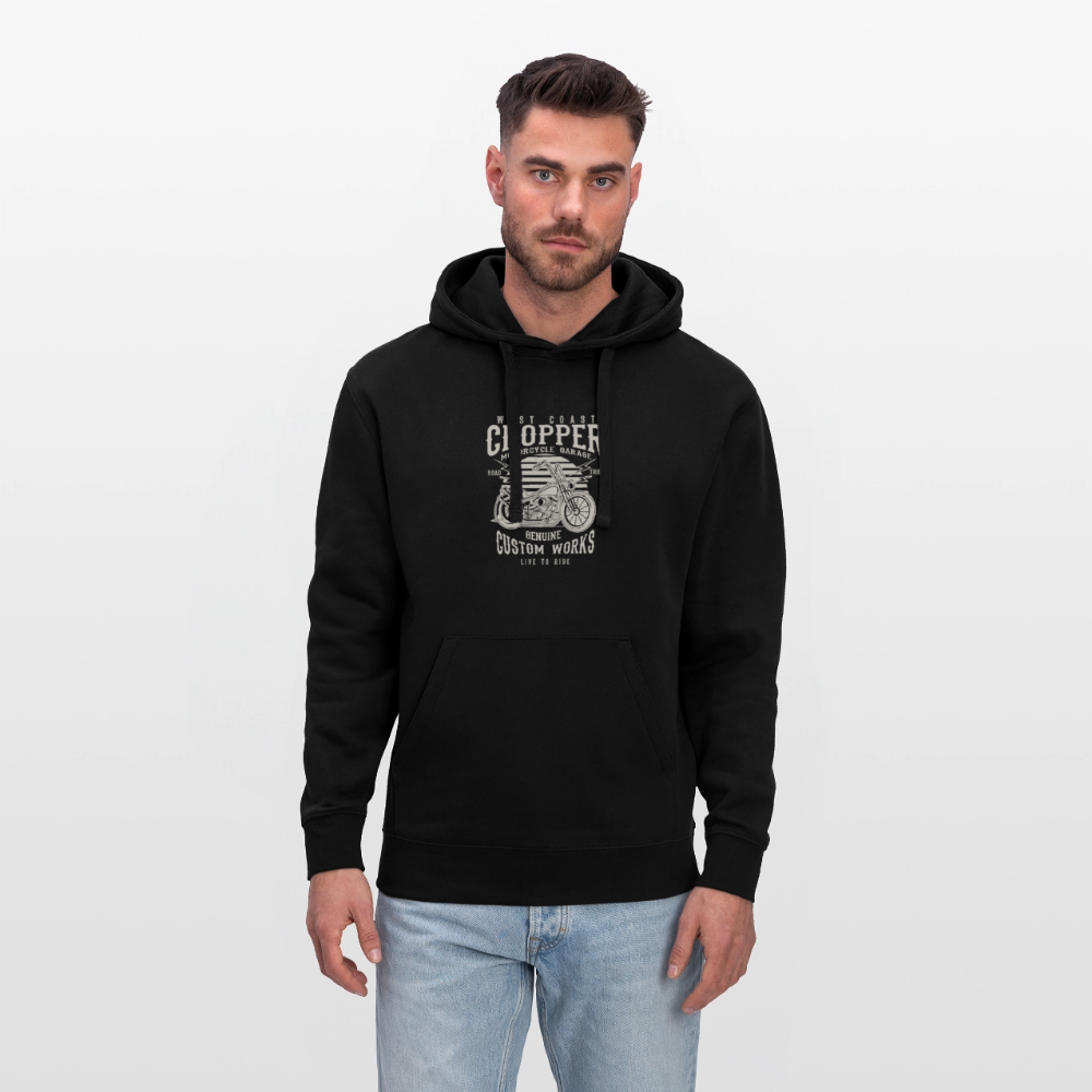 Mannenhoodie van Russell - zwart