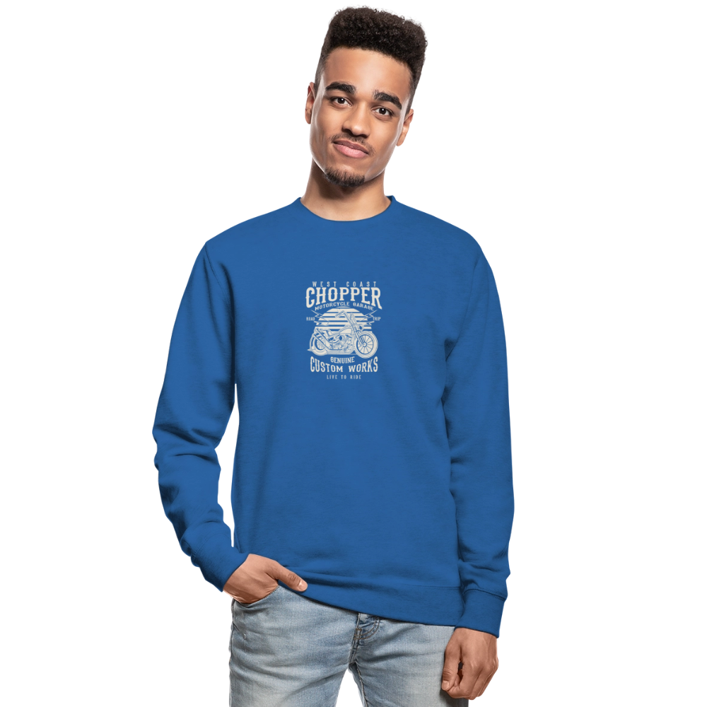 Unisex sweater - koningsblauw