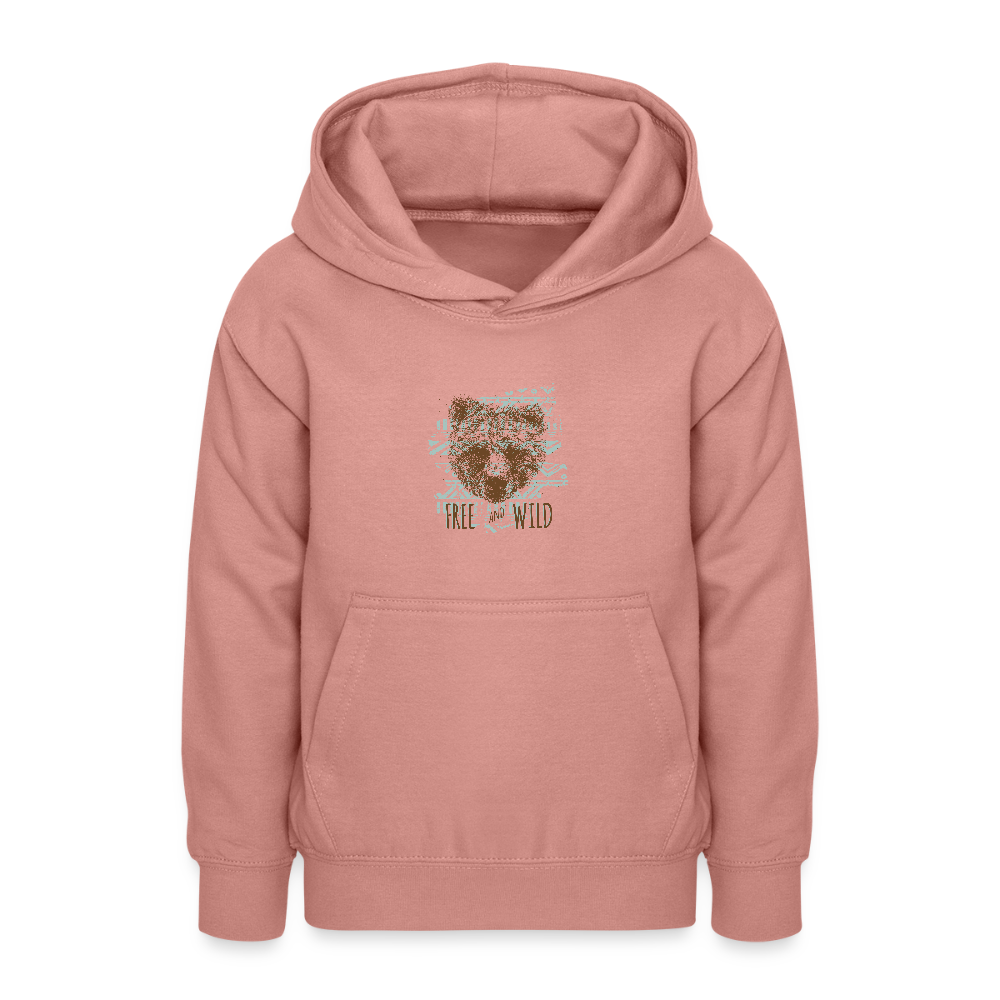 Teenager hoodie - altrosa